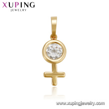 33440 Xuping heißer Verkauf elegante Frauen Schmuck neuesten Design Edelstein Anhänger für Frauen